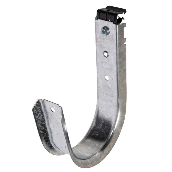Winnie Industries 4in. J Hook with Hammer on Flange 5/16in. to 1/2in., 25PK WJH64HOK-58